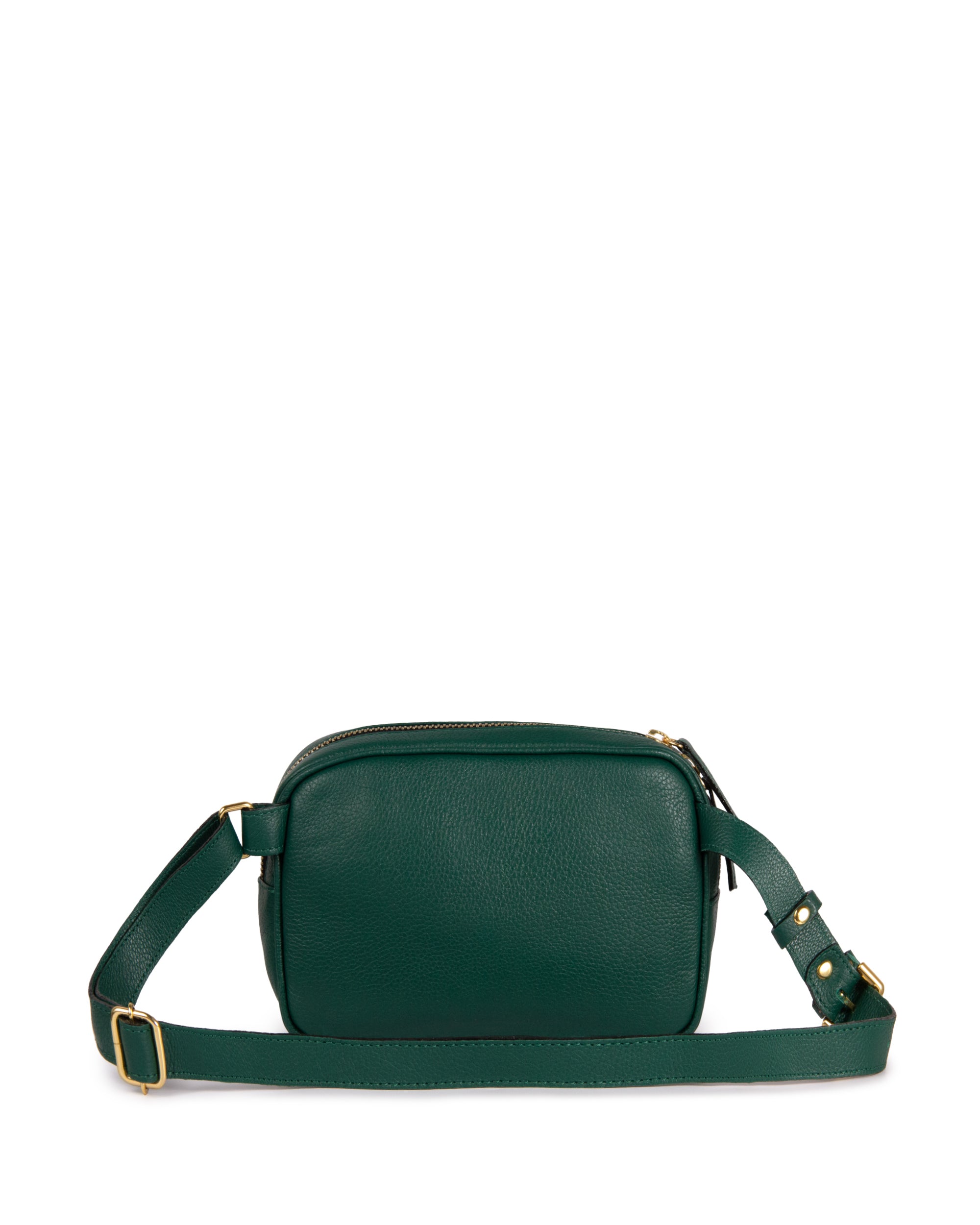 Pochete Cla Couro Adô Cor Verde Noturno