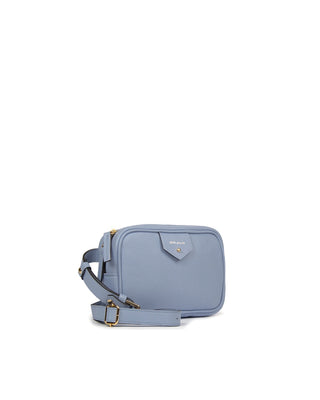 Pochete Cla Couro Adô Cor Azul Glacial