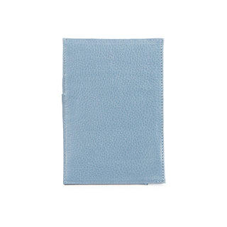 Porta Cartao Pocket Couro Adô Cor Azul Glacial