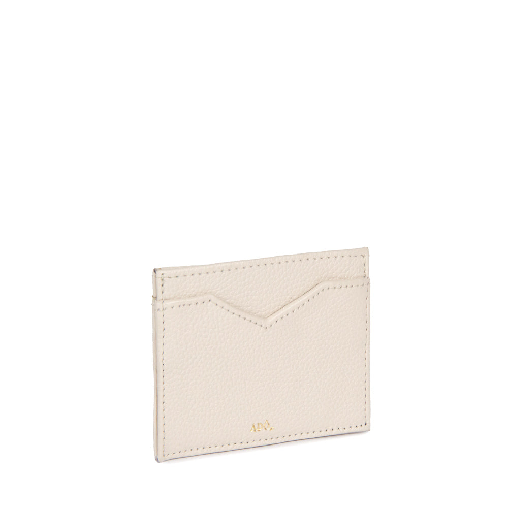 PORTA CARTAO CLA COURO ADÔ COR BRANCO LATTE