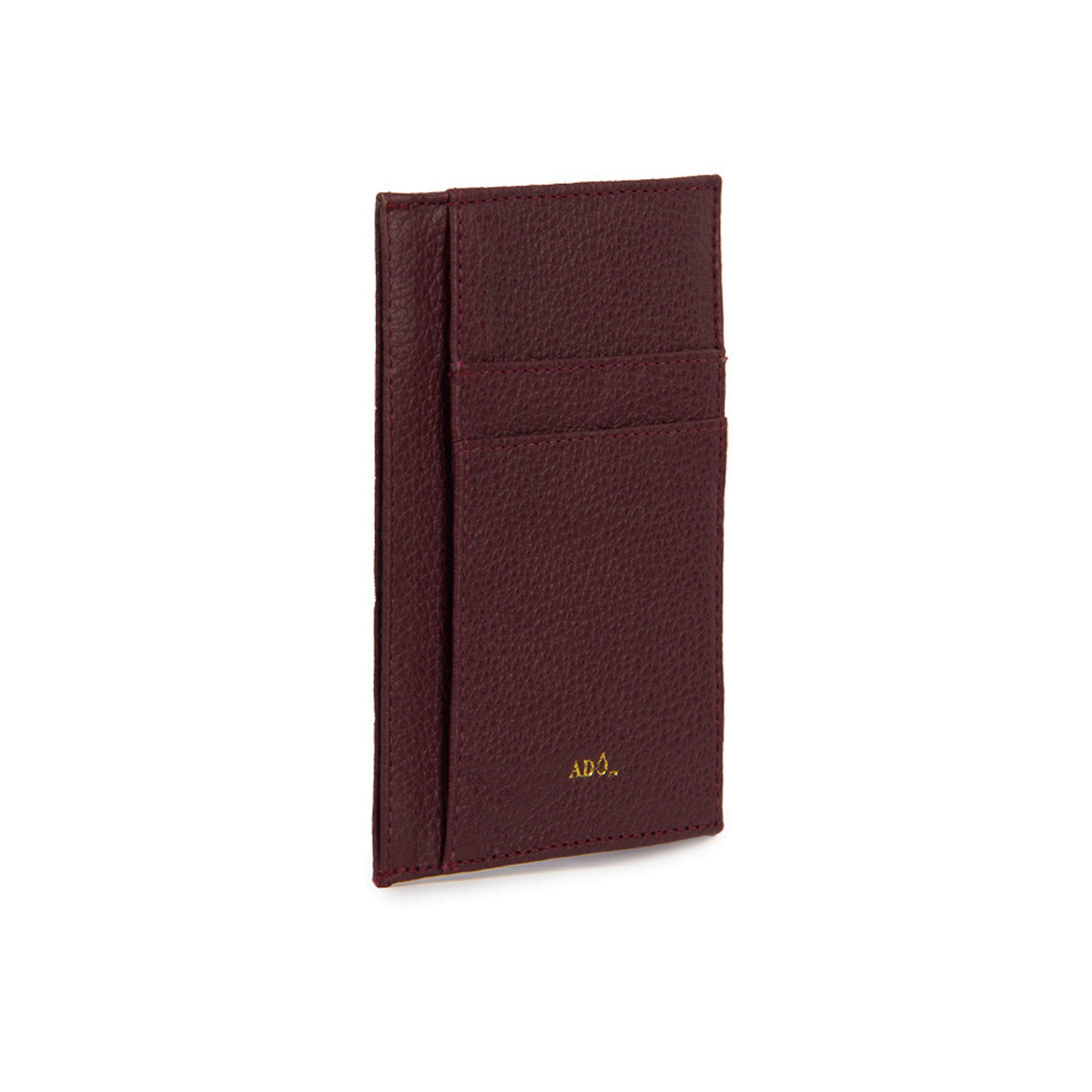 Kit Presente 4 Porta Cartão Couro Pocket