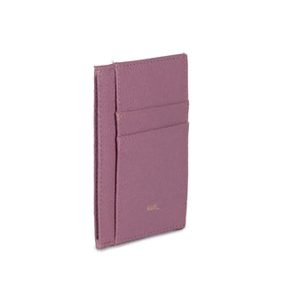 Porta Cartao Pocket Couro Adô Cor Rosa Mauve