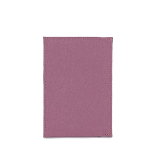 Porta Cartao Pocket Couro Adô Cor Rosa Mauve
