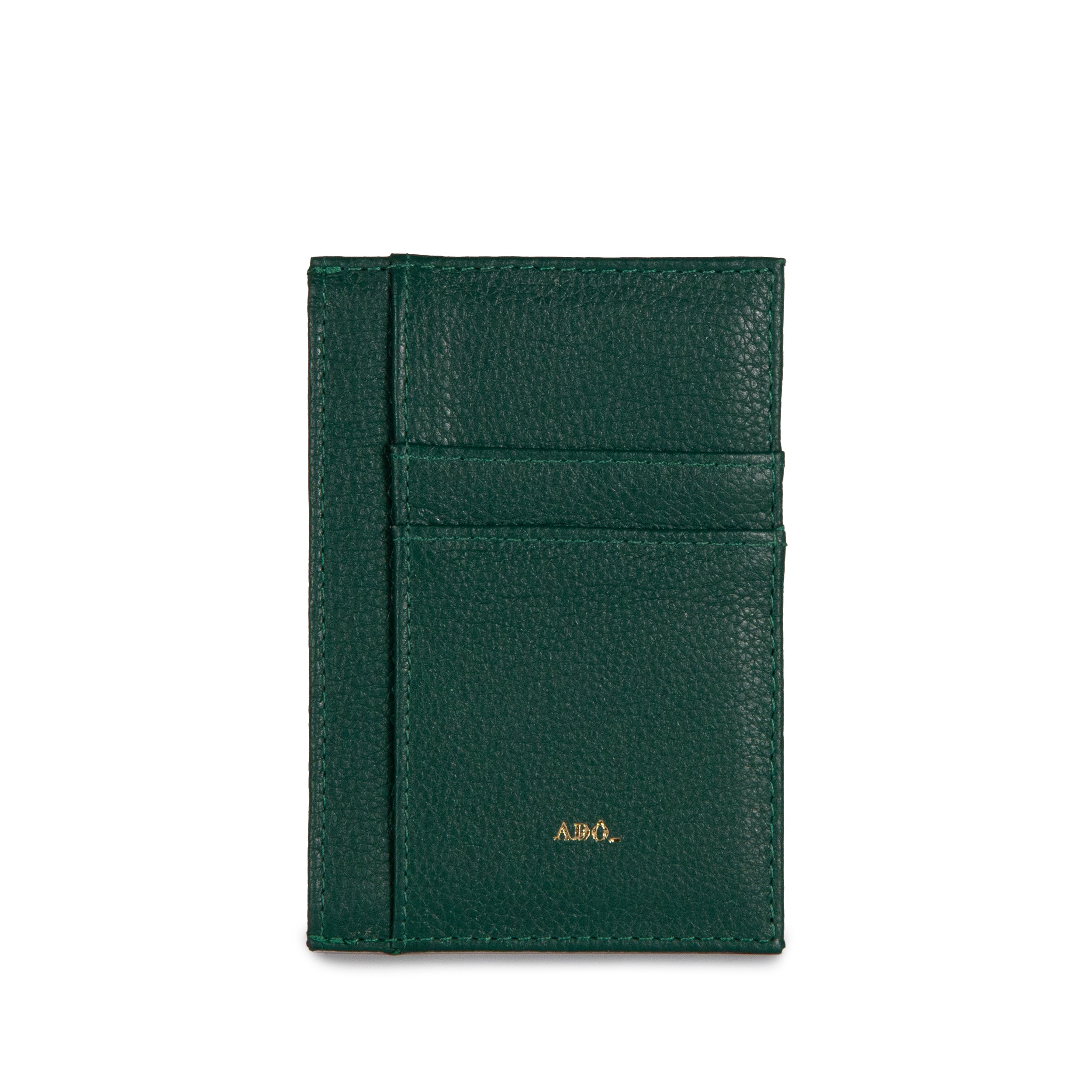 Porta Cartao Pocket Couro Adô Cor Verde Noturno