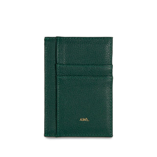 Porta Cartao Pocket Couro Adô Cor Verde Noturno