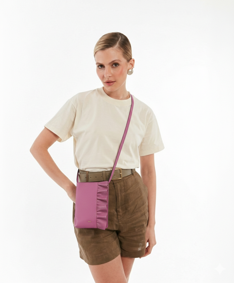 Bolsa Porta Celular Umbra Adô Cor Rosa Mauve