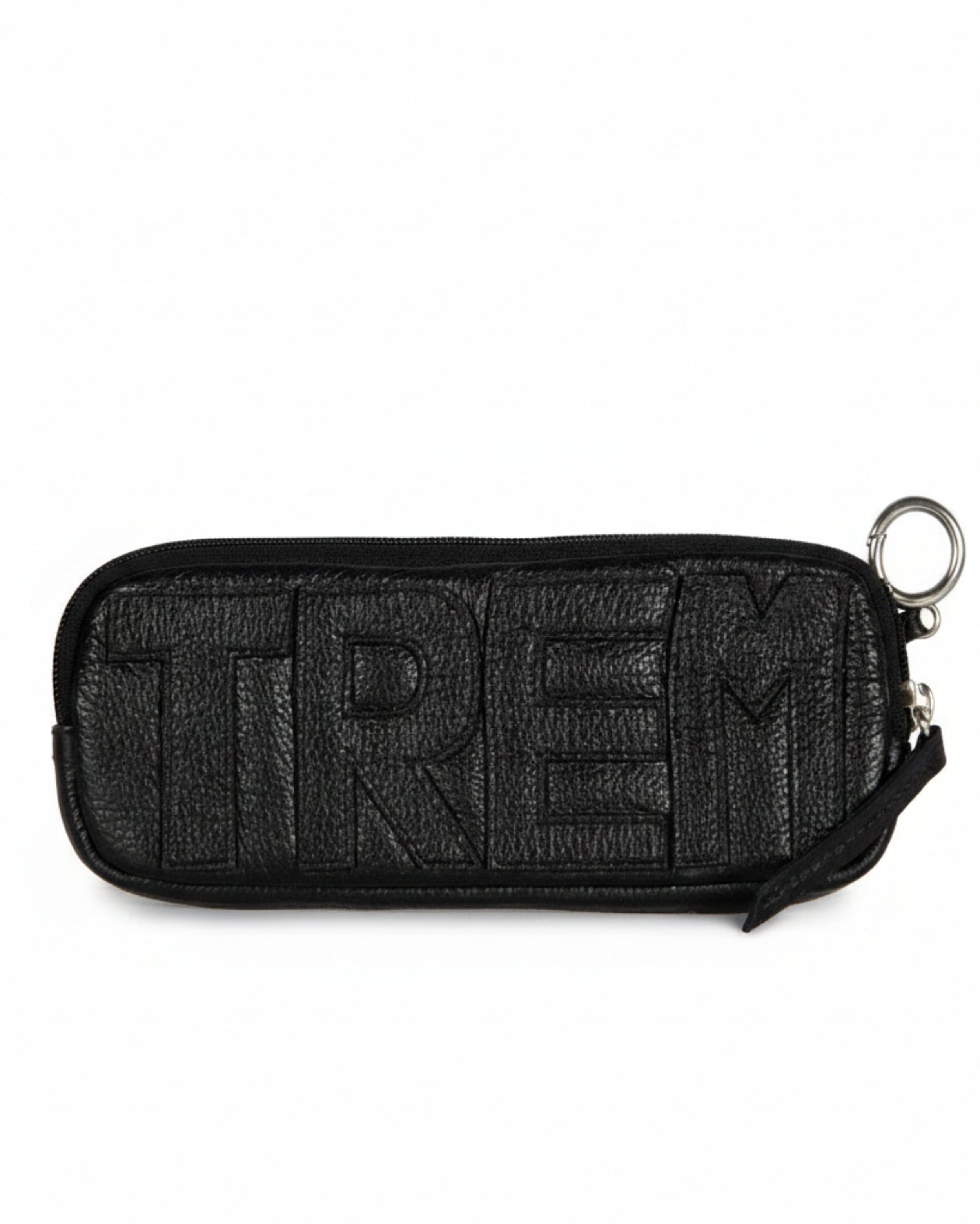 Estojo Trem Collab Made in Beaga Couro Adô  Cor Preto