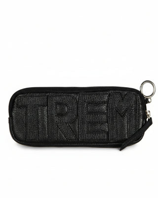 Estojo Trem Collab Made in Beaga Couro Adô  Cor Preto