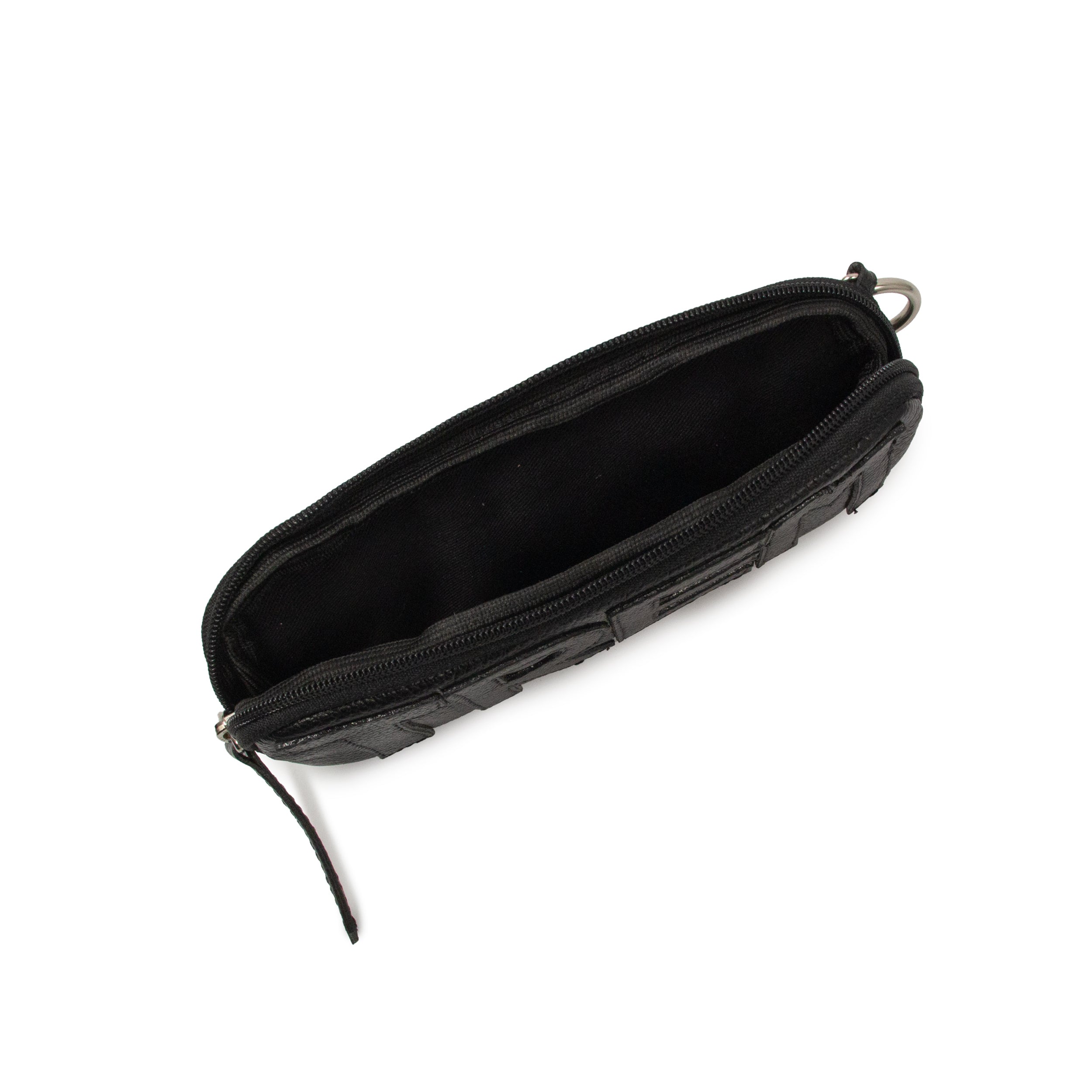 Estojo Trem Collab Made in Beaga Couro Adô  Cor Preto