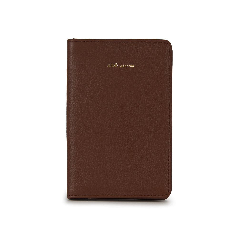 Porta Passaporte Couro Adô Cor Marrom Cacau