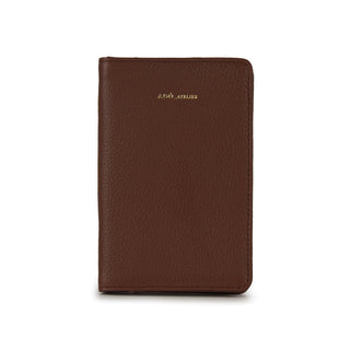 Porta Passaporte Couro Adô Cor Marrom Cacau