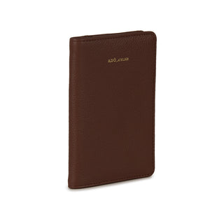 Porta Passaporte Couro Adô Cor Marrom Cacau