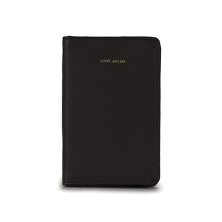 Porta Passaporte Couro Adô Cor Preto