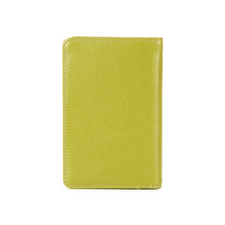 Porta Passaporte Couro Adô  Cor Verde Pistache
