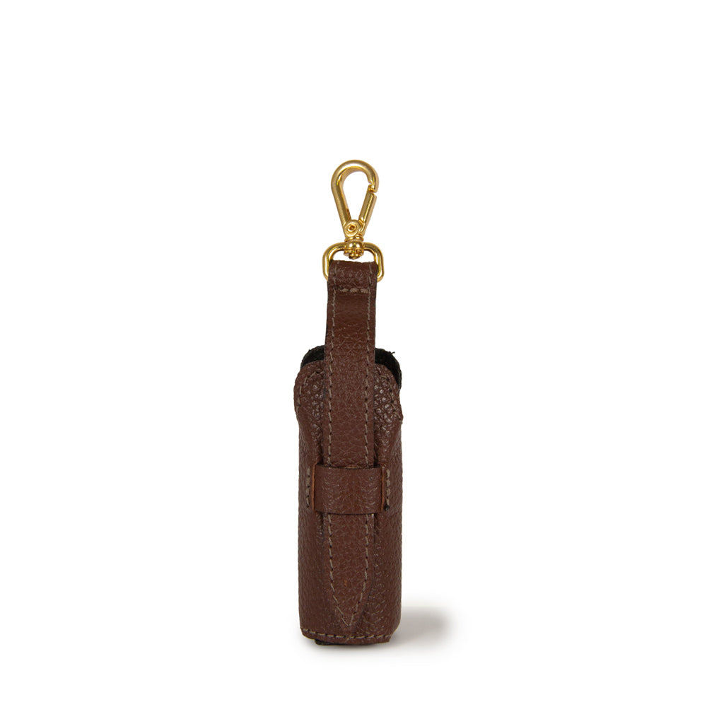 BOLSA COLLAB AMANDA COURO ADÔ COR MARROM CACAU + CASE BELEZA + PERFUME
