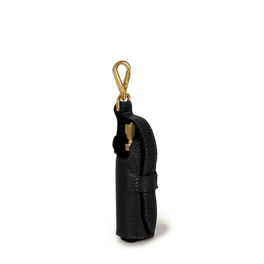 BOLSA COLLAB AMANDA COURO ADÔ COR PRETO + CASE BELEZA + PERFUME