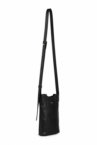 Bolsa Porta Celular Couro Adô Cor Preto