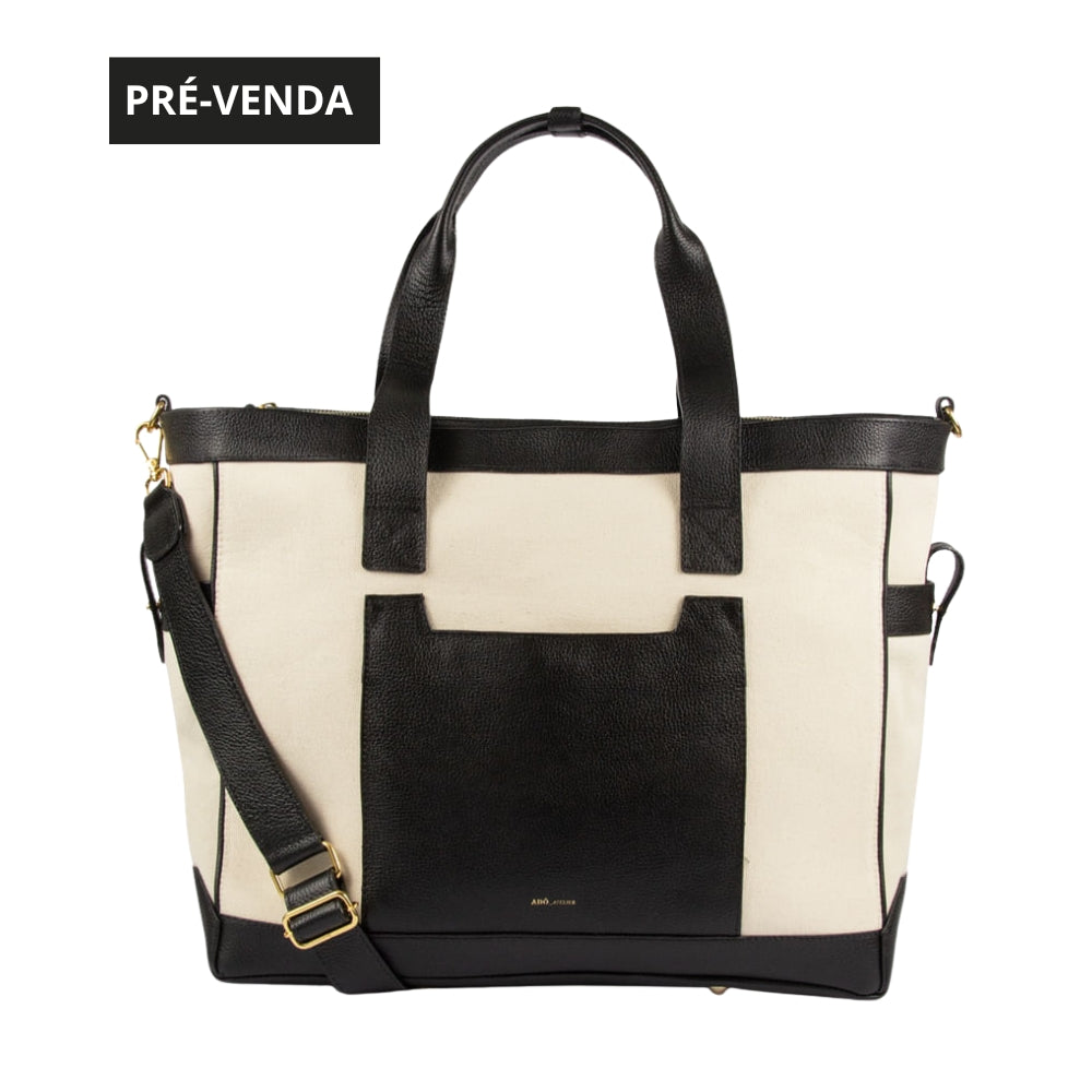 BOLSA WEEKEND LU FERREIRA ADÔ COR OFF WHITE BRUMA