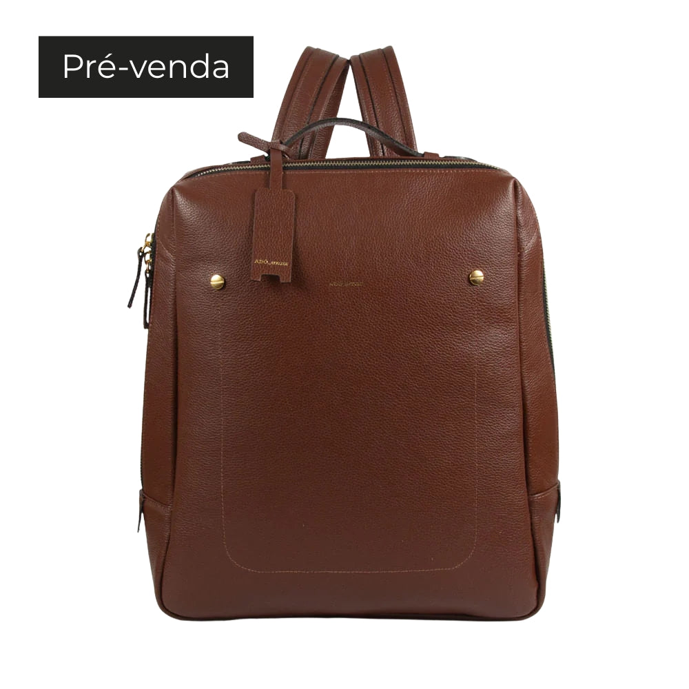 MOCHILA BLOCK GRANDE COR MARROM CACAU