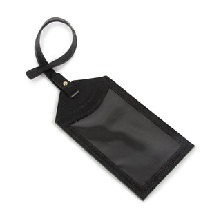 TAG DE MALA COURO ADÔ COR PRETO