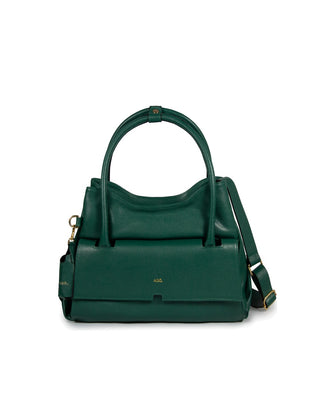Bolsa Collab Amanda Média Couro Adô Cor Verde Noturno