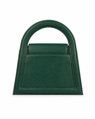 Bolsa Bambini em Couro Verde Noturno