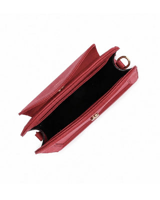 Bolsa Bambini Couro Adô Cor Vermelho Rubi