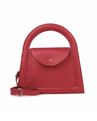 Bolsa Bambini Couro Adô Cor Vermelho Rubi