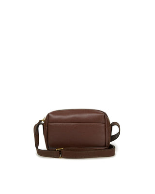 Bolsa Block Mini Essencial Couro Adô Cor Marrom Cacau