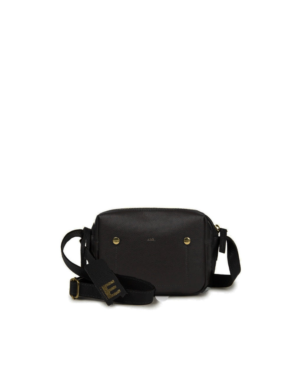 Bolsa Block Mini Essencial Couro Adô Cor Preto