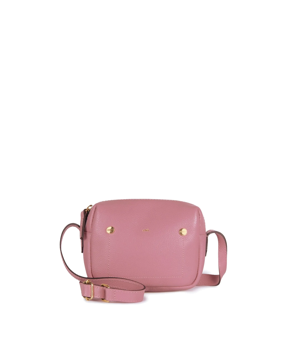 Bolsa Block Mini Essencial Couro Adô Cor Rosa Mauve