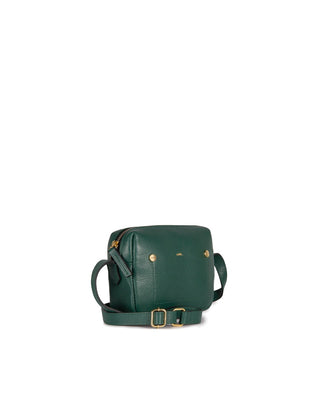 Bolsa Block Mini E Couro Adô Cor Verde Noturno