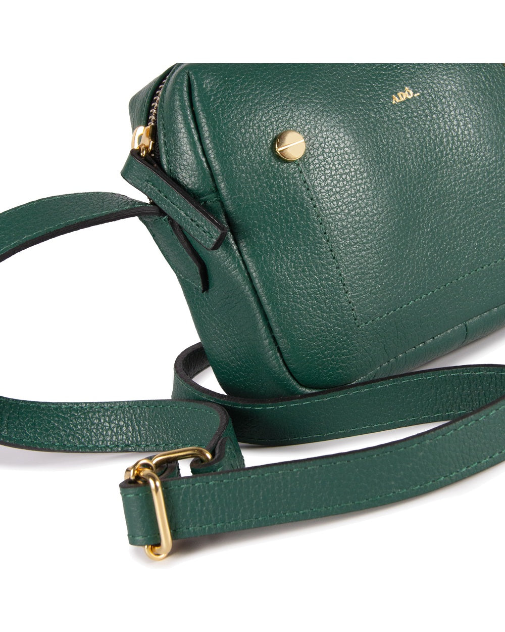 Bolsa Block Mini E Couro Adô Cor Verde Noturno