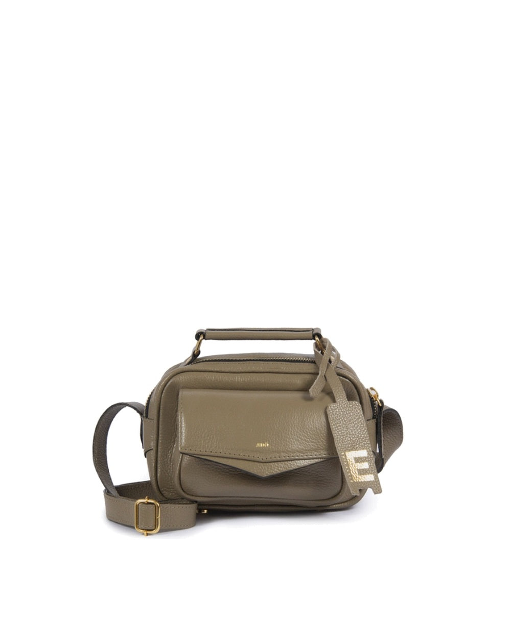 Bolsa Brick Mini Essencial Couro Adô Cor Cinza Fendi