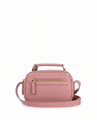 Bolsa Brick Mini Essencial Couro Adô Cor Rosa Mauve