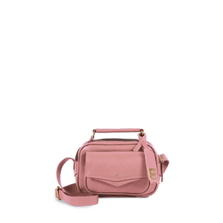 Bolsa Brick Mini Essencial Couro Adô Cor Rosa Mauve