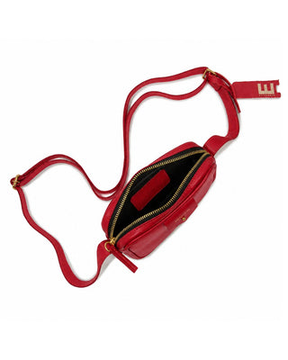 Bolsa Cla Mini Essencial Couro Adô Cor Vermelho Rubi