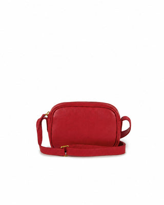 Bolsa Cla Mini Essencial Couro Adô Cor Vermelho Rubi