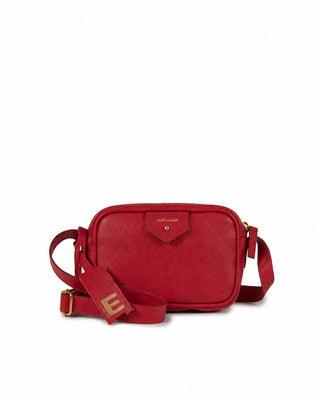 Bolsa Cla Mini Essencial Couro Adô Cor Vermelho Rubi