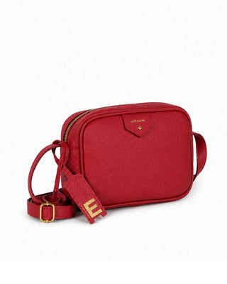 Bolsa Cla Pequena Essencial Couro Adô Cor Vermelho Rubi