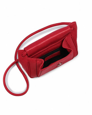 Bolsa Collab Cris P Couro Adô Cor Vermelho Rubi