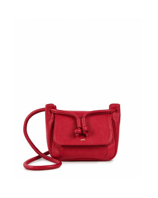 Bolsa Collab Cris P Couro Adô Cor Vermelho Rubi