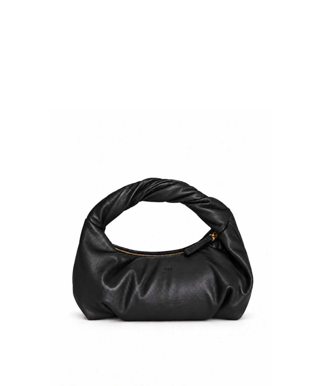 Bolsa Hobo Twist Couro Adô Cor Preto