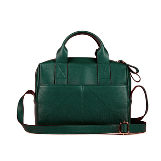Bolsa Mka Pequena Couro Adô Cor Verde Noturno