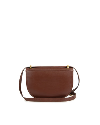 Bolsa Oli Pequena Couro Adô Cor Marrom Cacau