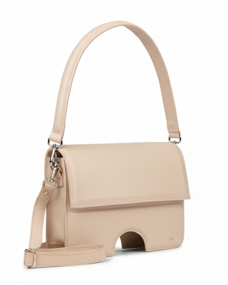 Bolsa Opening Couro Adô Cor Creme Brulee