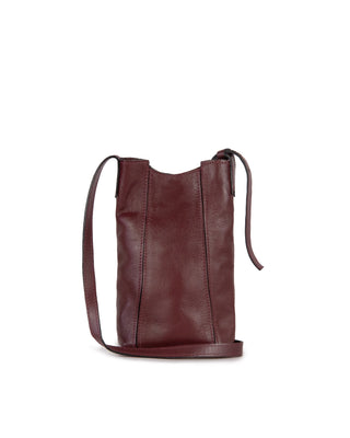 Bolsa Porta Celular Couro Adô Cor Bordô