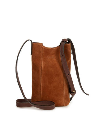 Bolsa Porta Celular Camurça Adô Cor Caramelo
