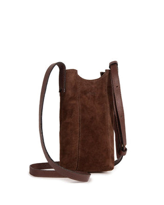 Bolsa Porta Celular Camurça Adô Cor Marrom Café