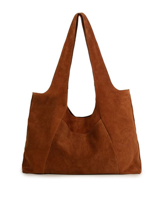 Bolsa Sac Camurça Adô Cor Caramelo